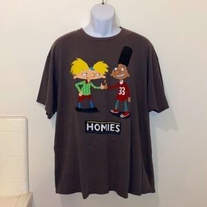 Unisex Nickelodeon Hey Arnold “Homies”Graphic Tee